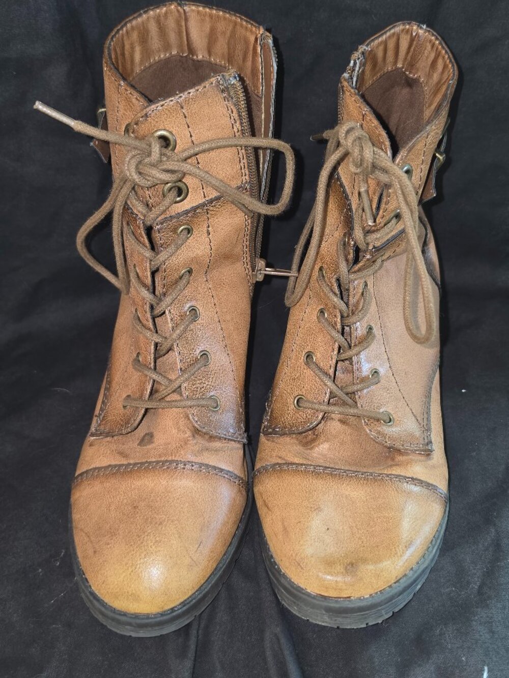 ZIP UP COMBAT BOOTS